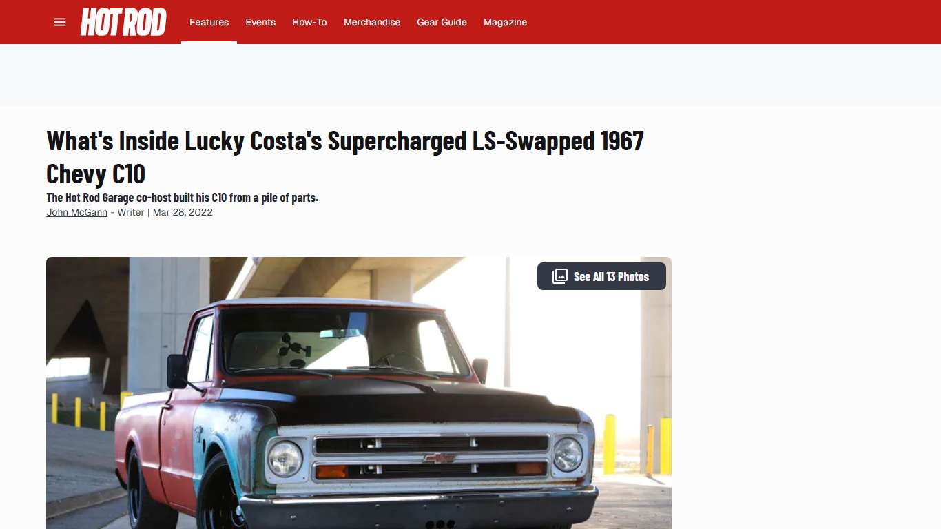 What’s Inside Lucky Costa’s Supercharged LS-Swapped 1967 Chevy C10